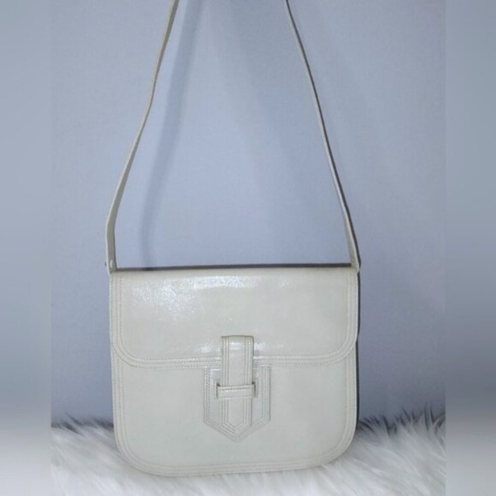 Yves Saint Laurent vintage 70s 80s leather shoulder bag EUC